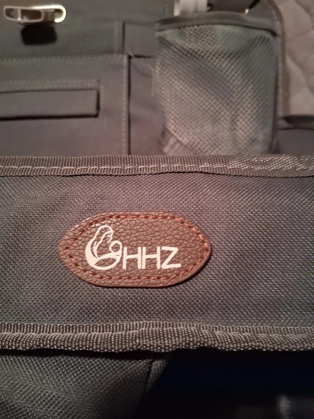 Gray Organizer Tote for Men